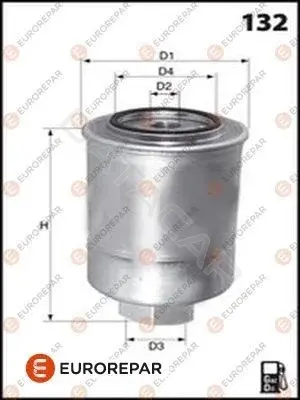 Топливный фильтр EUROREPAR E148133