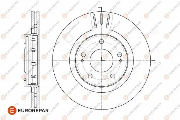 Тормозные диски EUROREPAR 1667857680