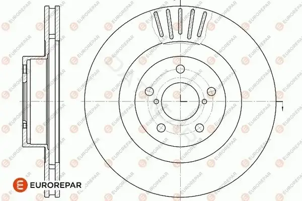 Тормозные диски EUROREPAR 1667862480