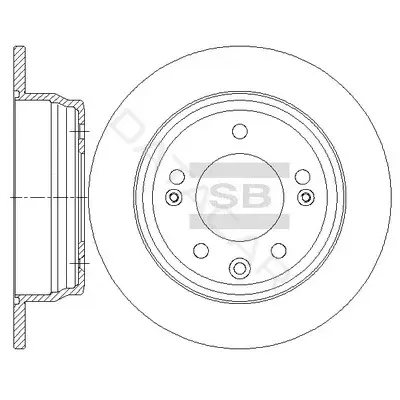 Тормозные диски Hi-Q SD1081