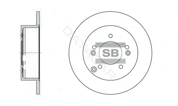 Тормозные диски Hi-Q SD2034