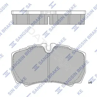 Тормозные колодки Hi-Q SP1843