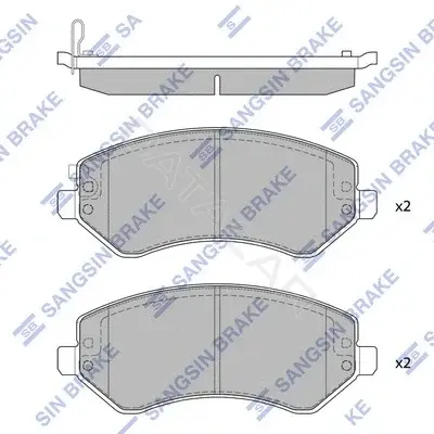 Тормозные колодки Hi-Q SP4170