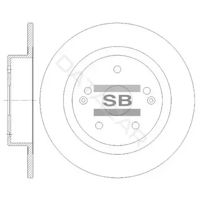 Тормозные диски Hi-Q SD8465