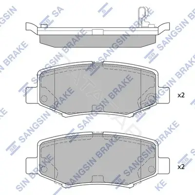 Тормозные колодки Hi-Q SP2186(SD)