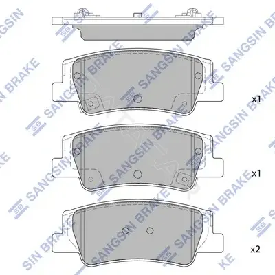 Тормозные колодки Hi-Q SP4335(SD)