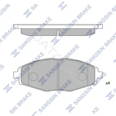 Тормозные колодки Hi-Q SP1086(SD)