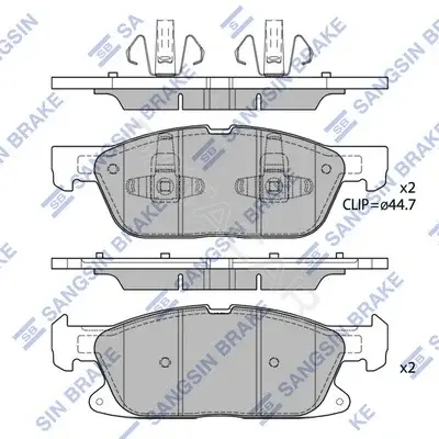 Тормозные колодки Hi-Q SP4251(SD)