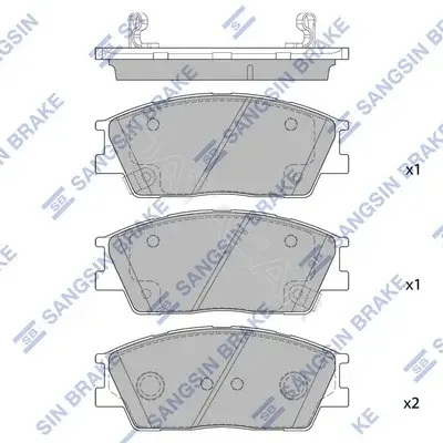 Тормозные колодки Hi-Q SP4372(SD)