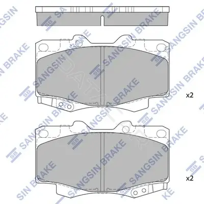 Тормозные колодки Hi-Q SP1375(SD)