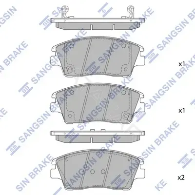 Тормозные колодки Hi-Q SP1844(SD)