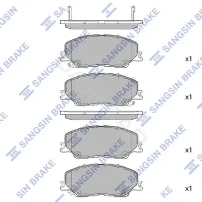 Тормозные колодки Hi-Q SP4516(SD)