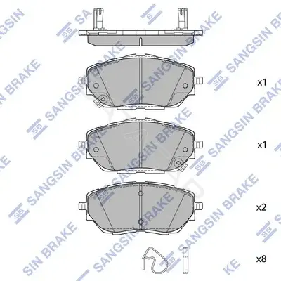 Тормозные колодки Hi-Q SP4213(SD)