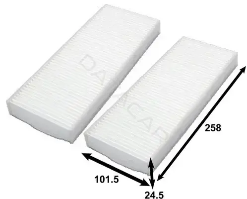 Фильтр салонный JS ASAKASHI AC2507SET