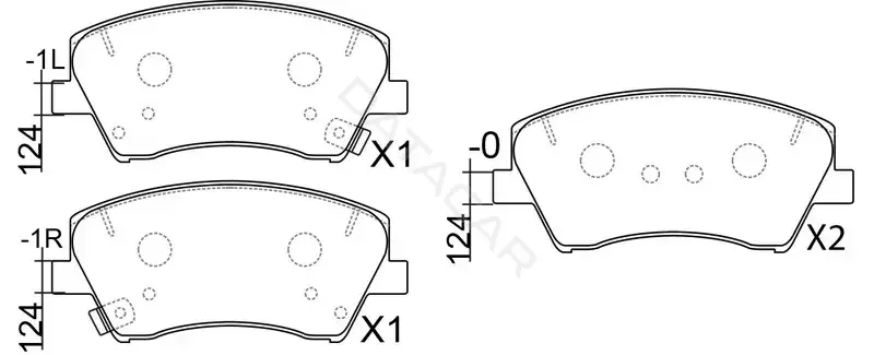 Тормозные колодки SB NAGAMOCHI BP11011