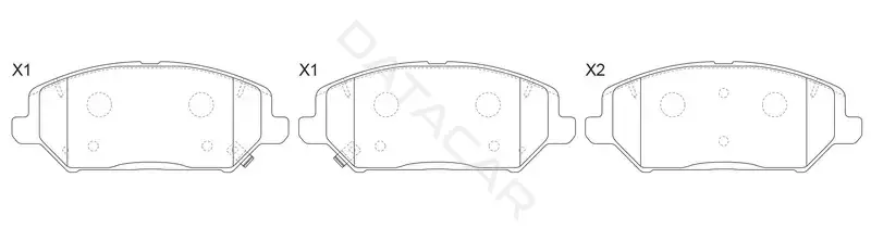 Тормозные колодки SB NAGAMOCHI BP11017