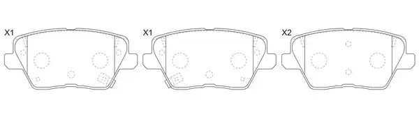 Тормозные колодки SB NAGAMOCHI BP11018