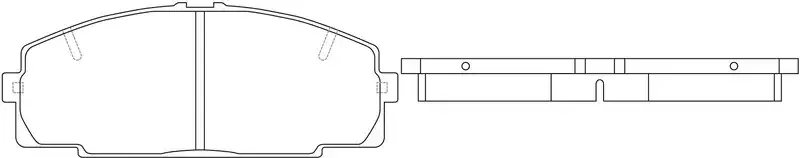 Тормозные колодки SB NAGAMOCHI BP21237