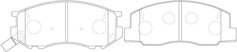 Тормозные колодки SB NAGAMOCHI BP21328