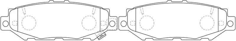 Тормозные колодки SB NAGAMOCHI BP21363