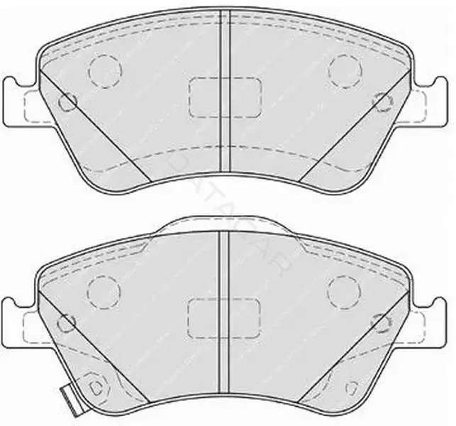 Тормозные колодки SB NAGAMOCHI BP21834