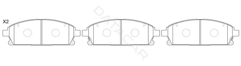 Тормозные колодки SB NAGAMOCHI BP22389