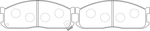 Тормозные колодки SB NAGAMOCHI BP25211