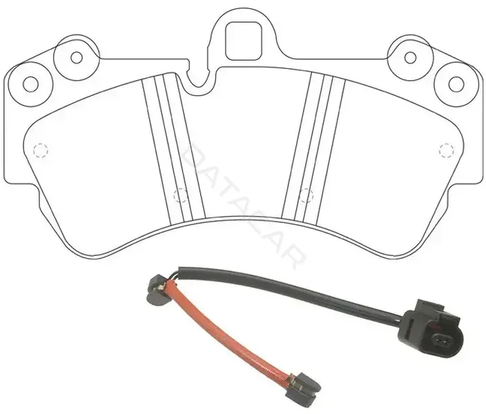 Тормозные колодки SB NAGAMOCHI BP33345W
