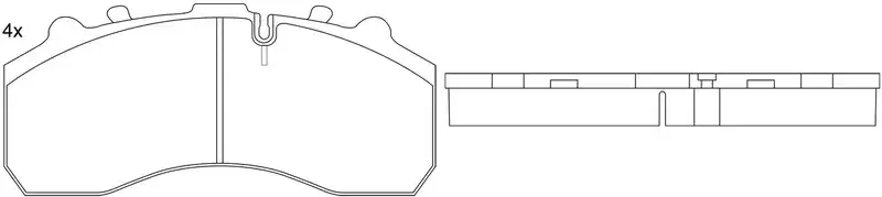 Тормозные колодки SB NAGAMOCHI BP44908