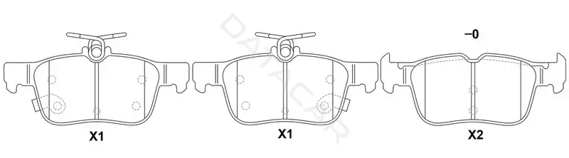 Тормозные колодки SB NAGAMOCHI BP52010