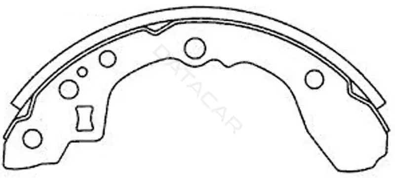 Барабанные колодки SB NAGAMOCHI BS13161