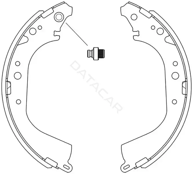 Барабанные колодки SB NAGAMOCHI BS21280