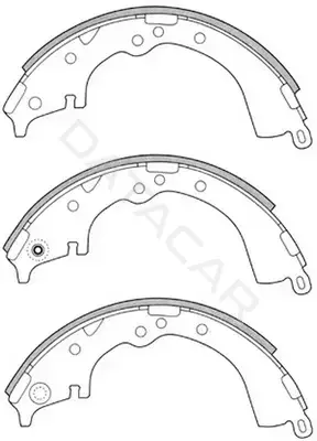 Барабанные колодки SB NAGAMOCHI BS21335