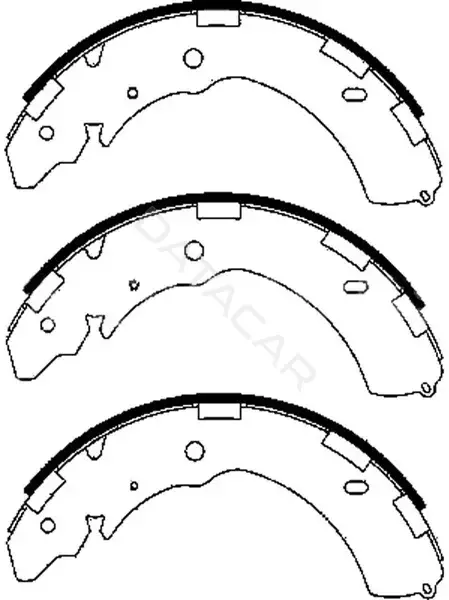 Барабанные колодки SB NAGAMOCHI BS23741