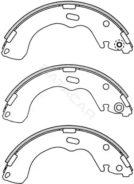 Барабанные колодки SB NAGAMOCHI BS25382