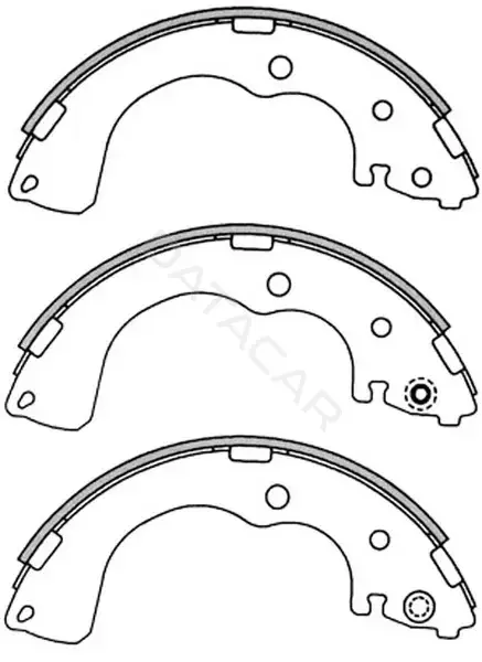Барабанные колодки SB NAGAMOCHI BS25402