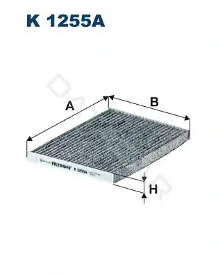 Фильтр салонный FILTRON K1255A