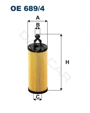 Масляный фильтр FILTRON OE689/4