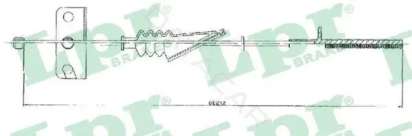 Трос ручника LPR/AP/RAL C0190B
