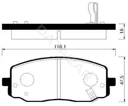Тормозные колодки HSB GOLD HP1025