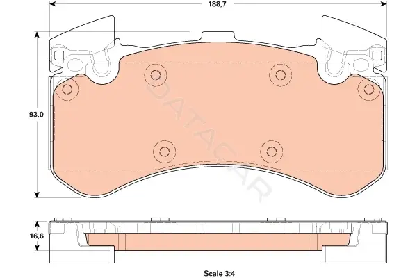 Тормозные колодки TRW GDB1911
