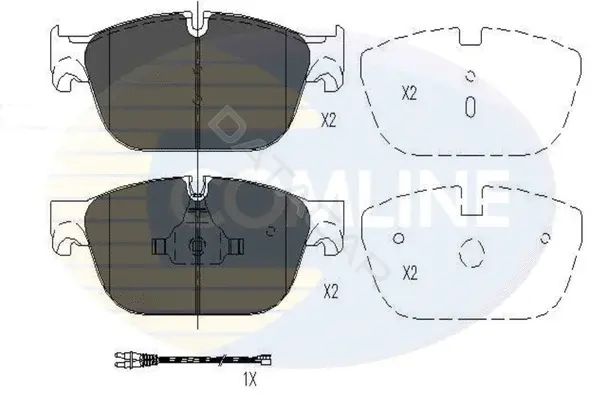 Тормозные колодки COMLINE CBP26004