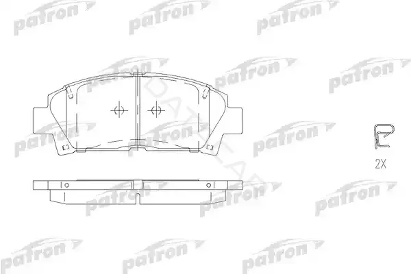 Тормозные колодки PATRON PBP928