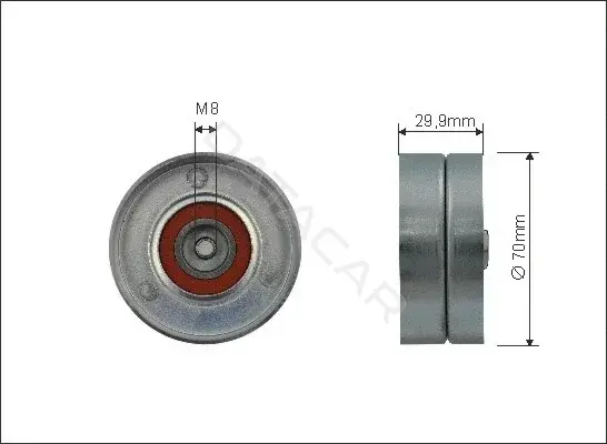 Натяжитель ремня генератора CAFFARO 500228
