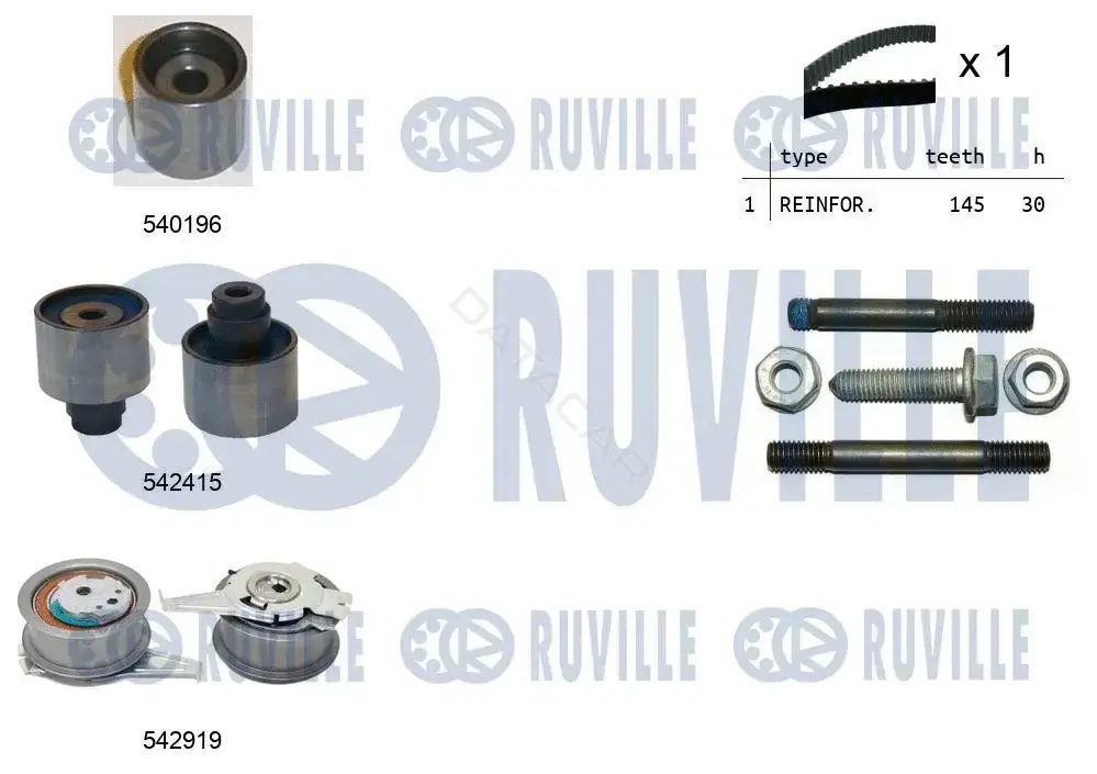 Комплект ГРМ RUVILLE 550498