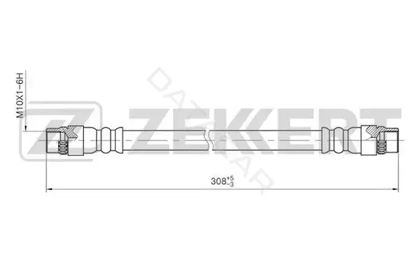Тормозные шланги ZEKKERT BS-9183