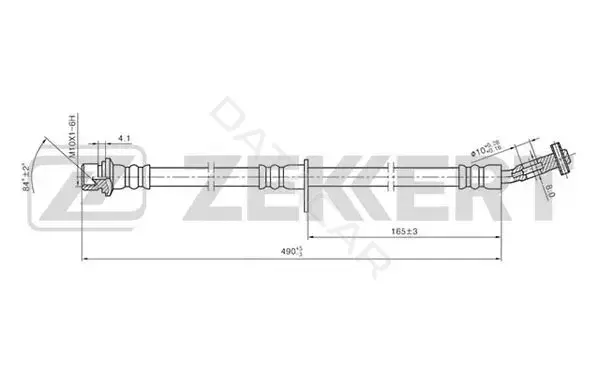Тормозные шланги ZEKKERT BS-9277