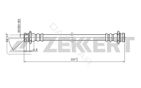 Тормозные шланги ZEKKERT BS-9394