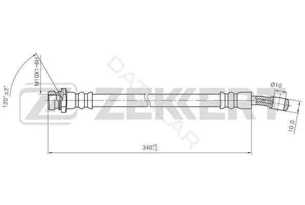 Тормозные шланги ZEKKERT BS-9457