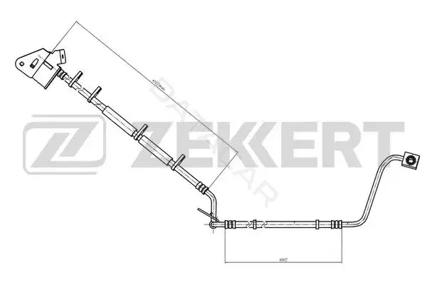 Тормозные шланги ZEKKERT BS-9489